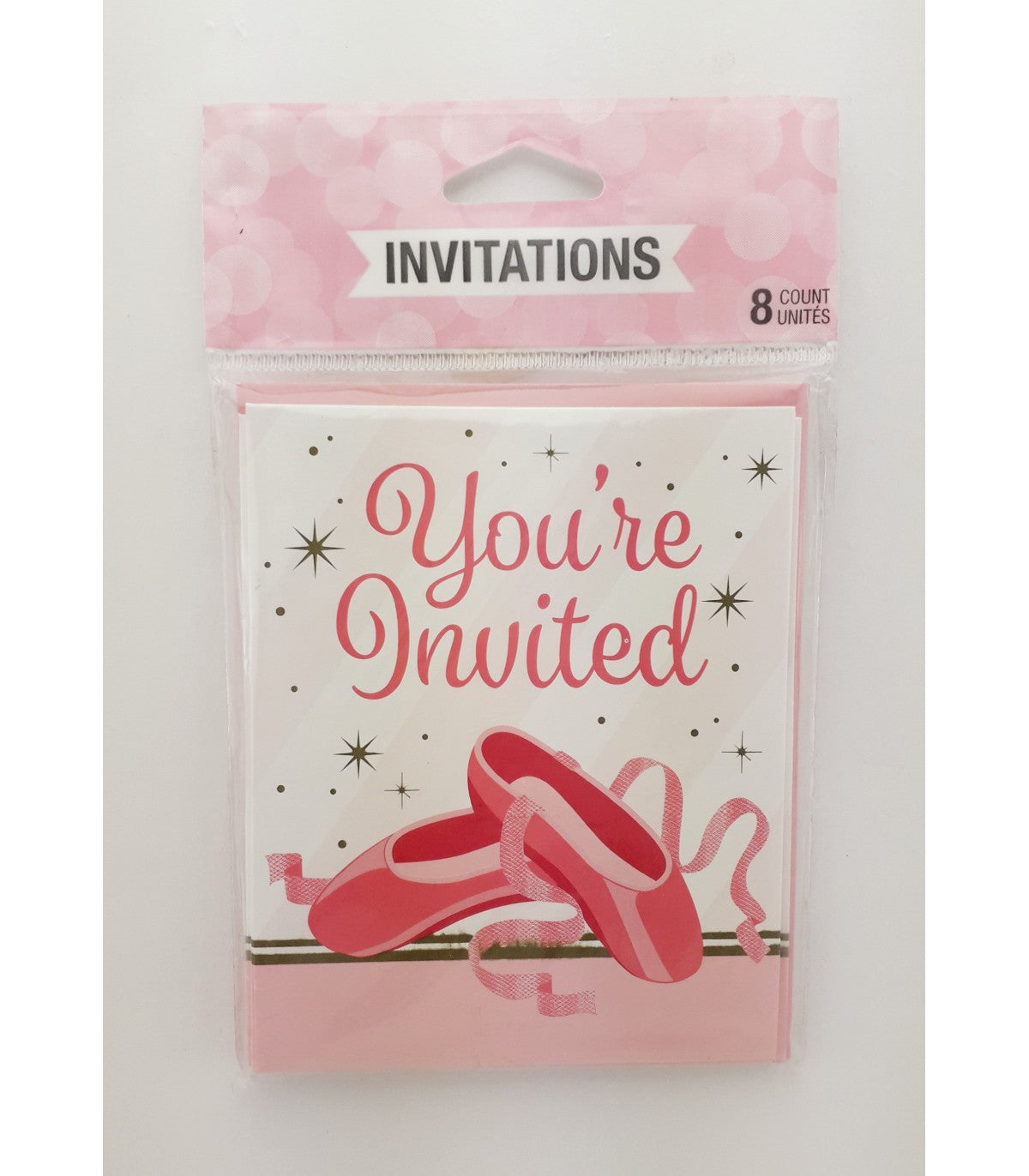 Twinkle Toes Ballet Invitaciones (x8u)