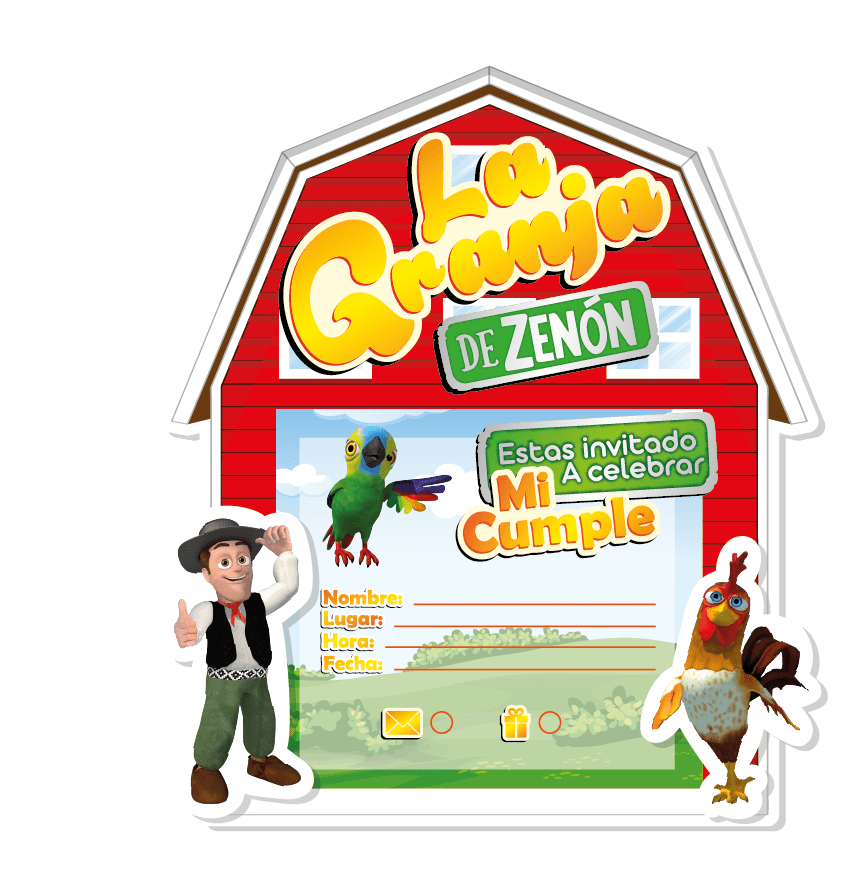 TARJETA LA GRANJA DE ZENON (X 6 UD)
