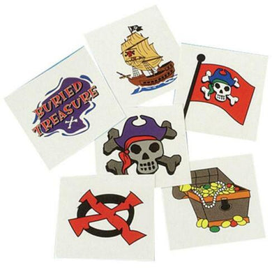 Tatuajes  temporales de Piratas