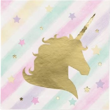 Unicorn GD Napkins x16 unidades